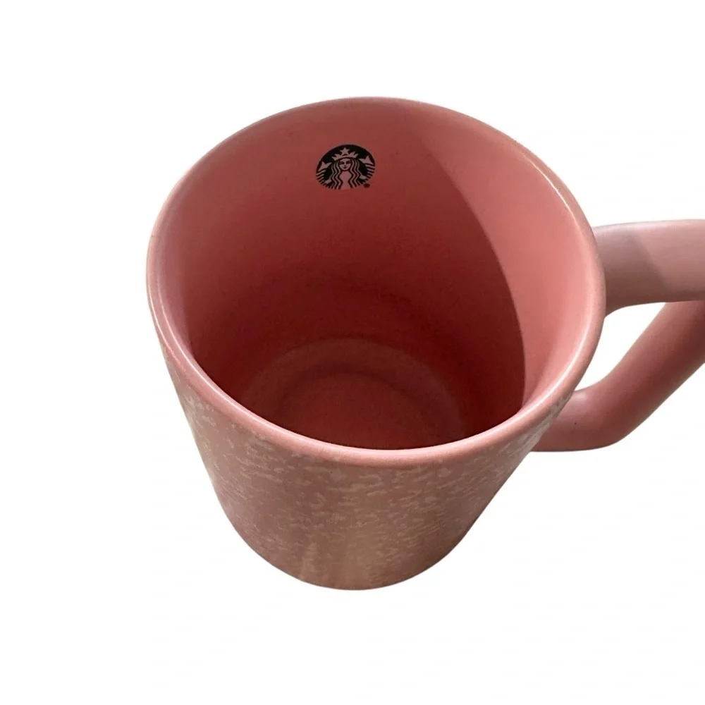Starbucks Pink and White Speckled Mug